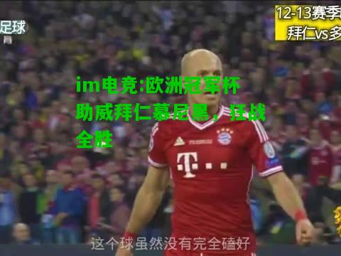 欧洲冠军杯助威拜仁慕尼黑，狂战全胜